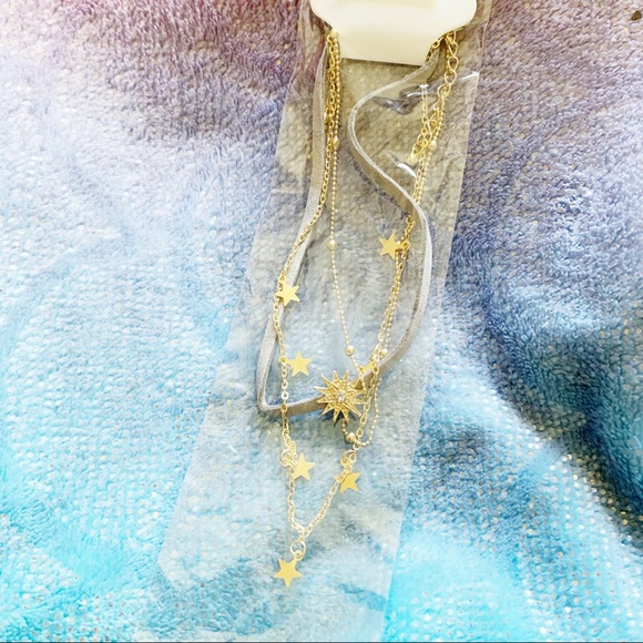 NWT Layered Sun and Stars Choker - Picture 7 of 8